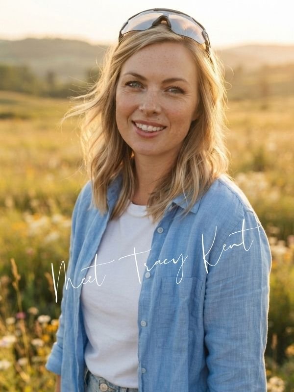 Tracy Kent, founder of CozyClan and former ECE teacher, smiling outdoors