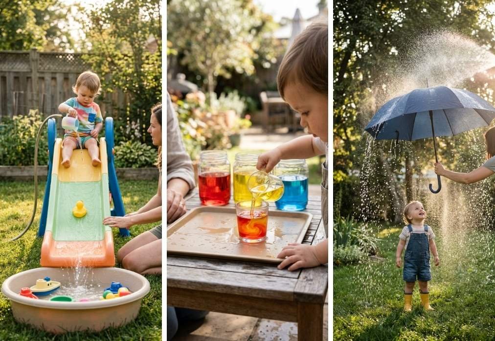 Backyard Water Play Ideas for Toddlers (20 Easy Setups for Hot Days)